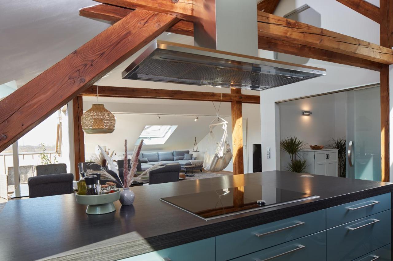 דירות נירנברג ⸨⸩ Sunset Penthouse: Messe - Siemens - Db - Man ⸨⸩ מראה חיצוני תמונה