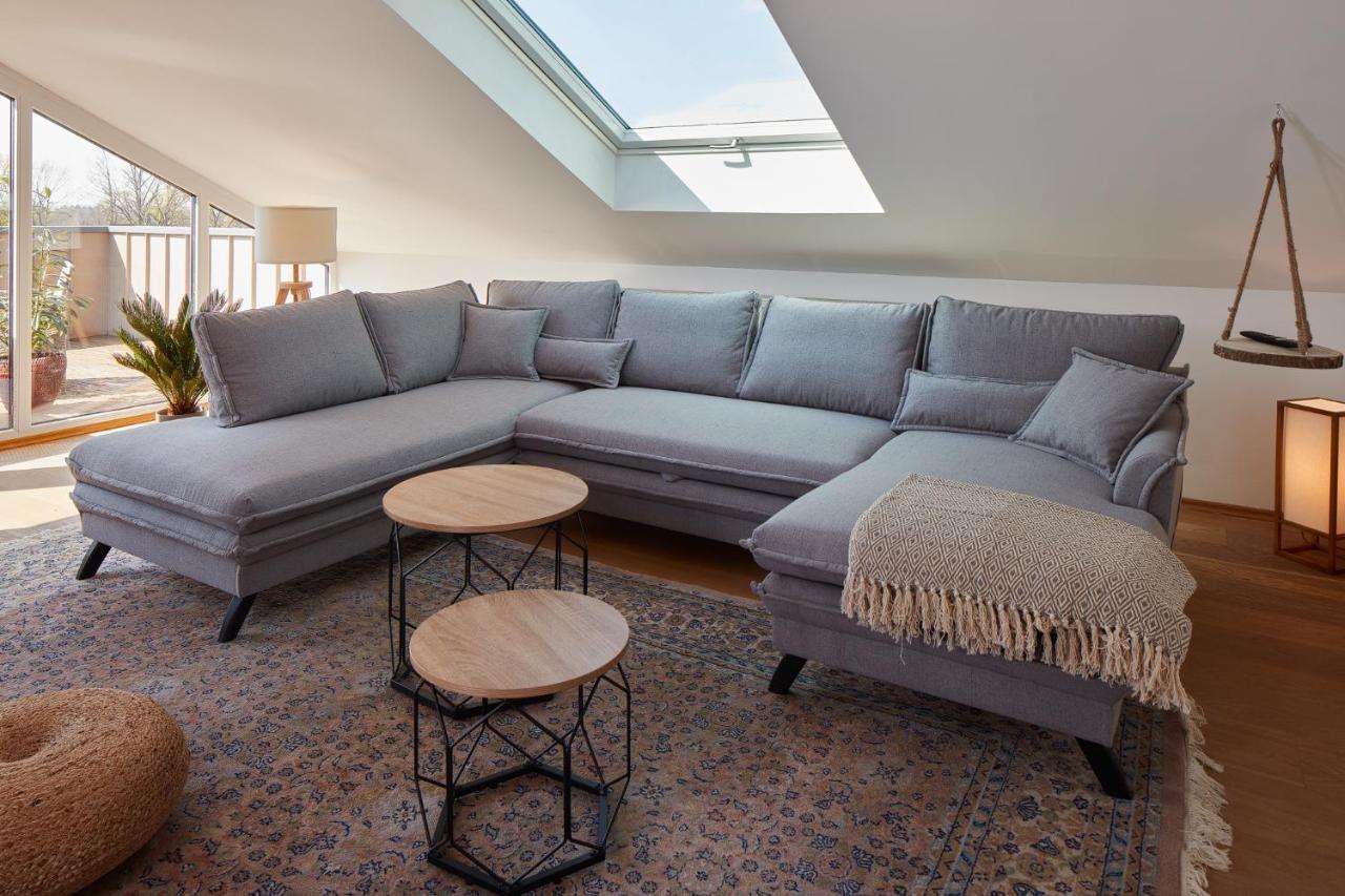 דירות נירנברג ⸨⸩ Sunset Penthouse: Messe - Siemens - Db - Man ⸨⸩ מראה חיצוני תמונה